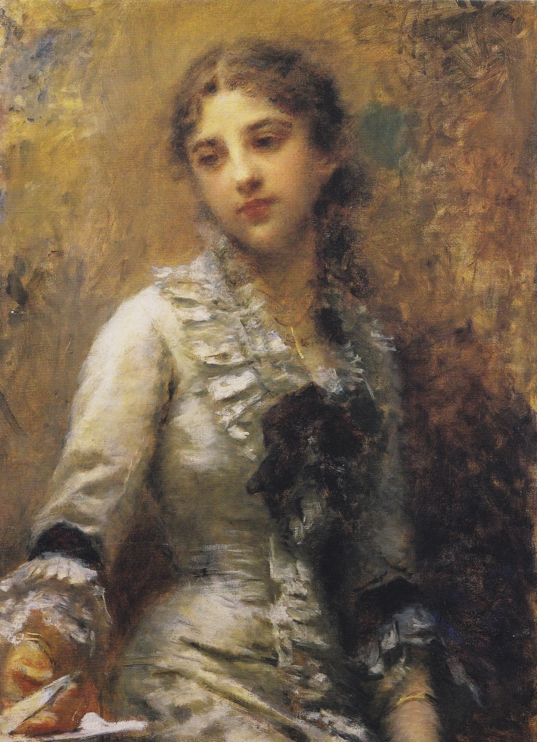 Ritratto di giovinetta (Giovinetta della raccolta Vercesi), 1881 - Studio d’Arte Nicoletta Colombo, Milano
